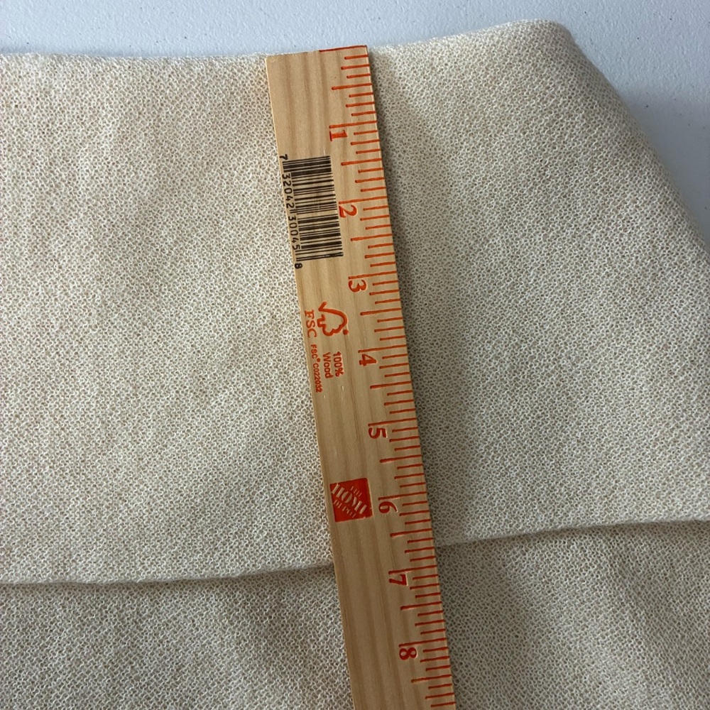 Alpaca International 100% Baby Alpaca Cream Poncho NWT Made in Peru - Picture 9 of 10